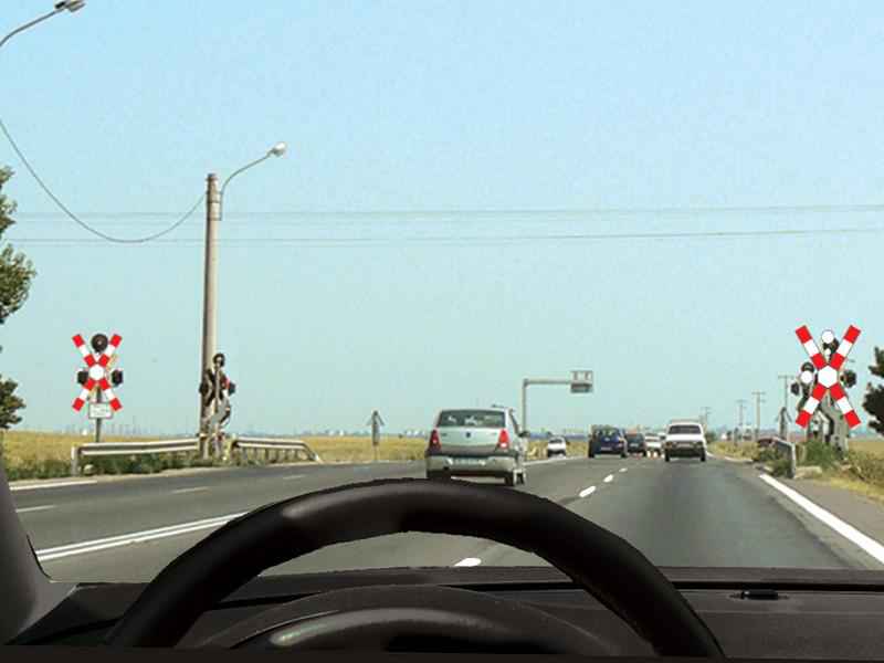 Imaginea întrebării: Cum trebuie să procedați în situația dată, dacă semnalele luminoase și sonore nu funcționează?