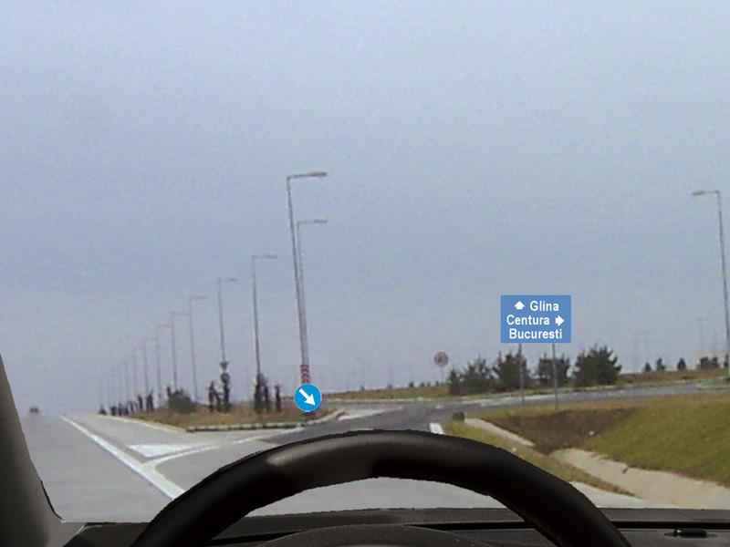 Imaginea întrebării: Cum vă comportați dacă intenționați să părăsiți autostrada în acest loc?