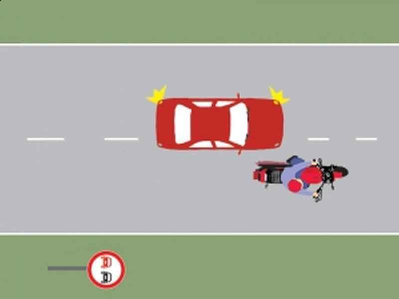 Imaginea întrebării: Care dintre cei doi conducători nu circulă corect?