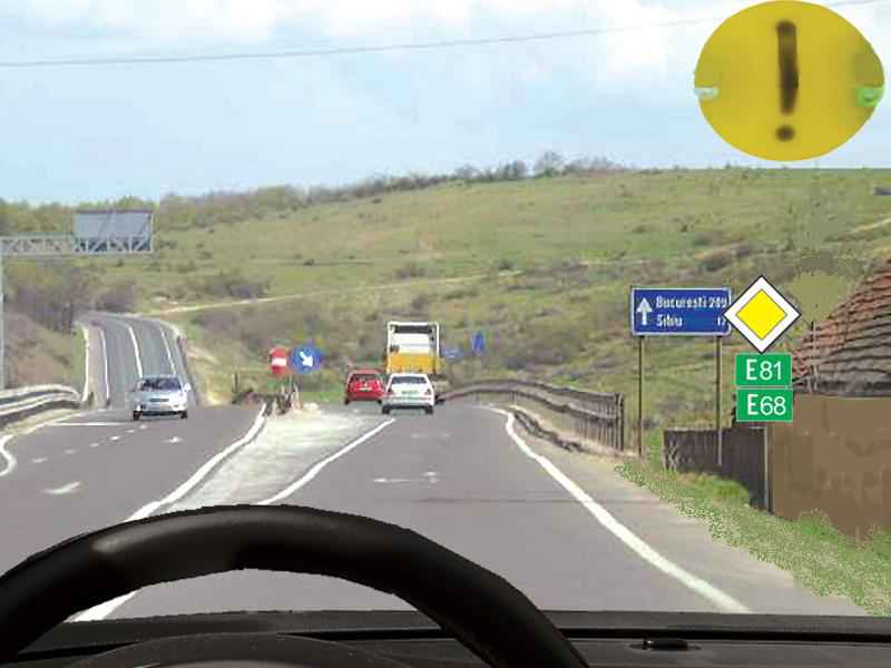 Imaginea întrebării: Conducătorul autoturismului din imagine va circula cu:
