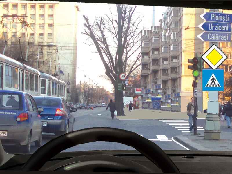 Imaginea întrebării: Cum veți proceda dacă intenționați să schimbați direcția de mers spre dreapta?