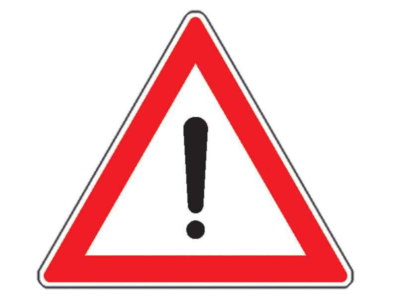 Imaginea întrebării: Acest indicator vă avertizează că urmează: