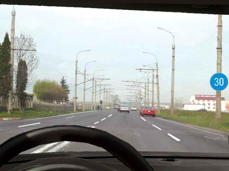 Imaginea întrebării: Indicatorul semnifică o viteză: