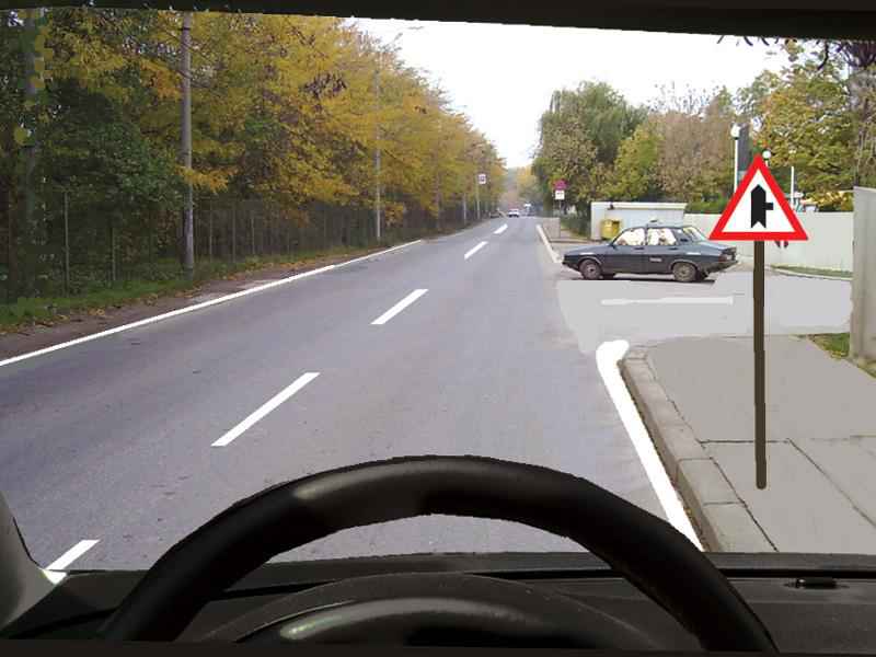 Imaginea întrebării: Ce semnificație are indicatorul din imagine?
