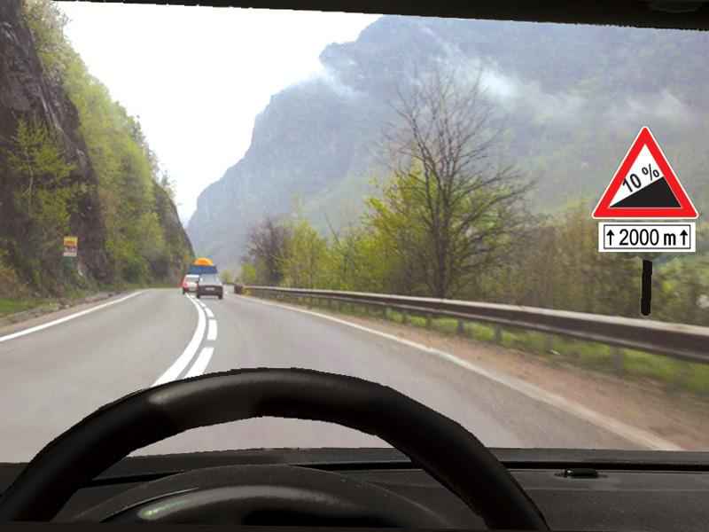 Imaginea întrebării: Indicatorul vă avertizează ca urmează: