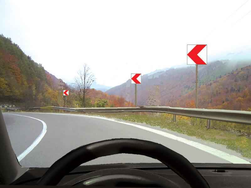 Imaginea întrebării: Ce semnifică indicatoarele de semnalizare din imagine?